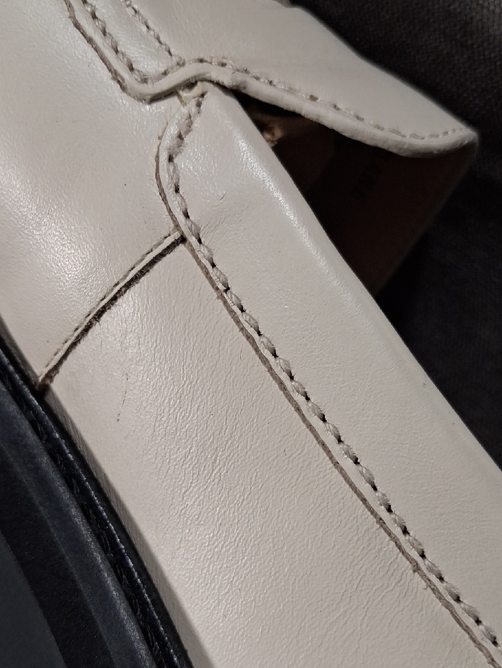 Everlane 'The Lug Loafer' Parchment Cream Leather Loafers NEAR NEW US 10.5 - Picture 14 of 16